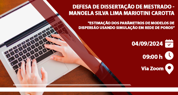 Defesa de Dissertação de Mestrado - Manoela Silva Lima Mariotini Carotta