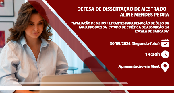 Defesa de Dissertação de Mestrado - Aline Mendes Pedra