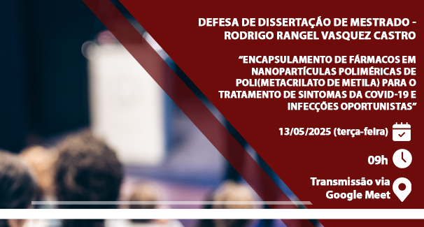 Defesa de Dissertação de Mestrado - Rodrigo Rangel Vasquez Castro