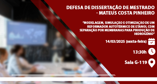 Defesa de Dissertação de Mestrado - Mateus Costa Pinheiro