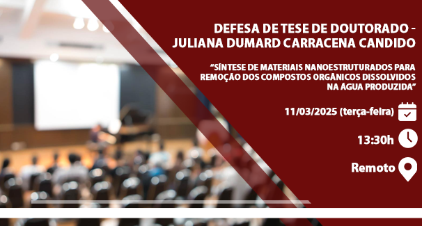 Defesa de Tese de Doutorado - Juliana Dumard Carracena Candido