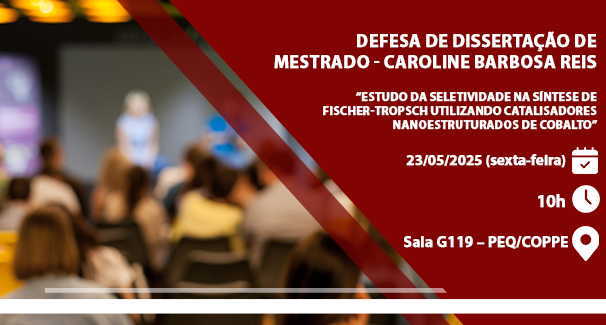 Defesa de Dissertação de Mestrado - Caroline Barbosa Reis